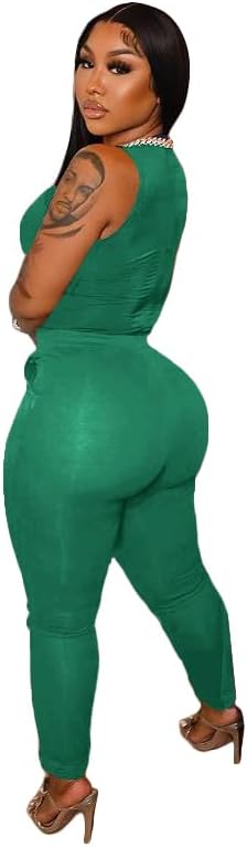 TOPSRANI Womens Two Piece Outfits Bodycon Tracksuit Sweatsuits Solid Jogger Biker Workout Gym Lounge Short Sleeve Pant Sets - Image 3