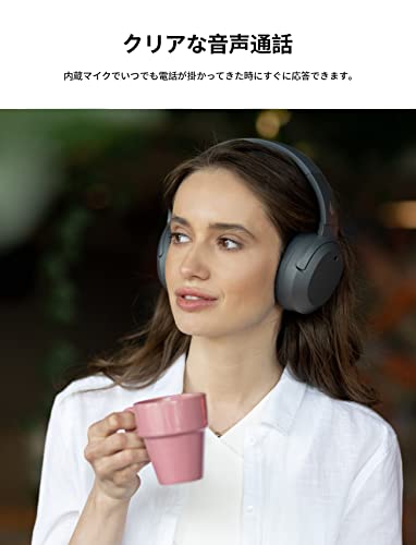 Image of Edifier W820NB Bluetooth Headset - Wireless Over-Ear Headphones with up to 49 Hours Battery Life, Hybrid Active Noise Cancelling, Ambient Mode and DNN Noise Cancelling, Hi-Res Audio Certified