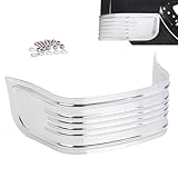 Material: la calidad es siempre nuestra prioridad. Este borde está hecho de material de metal de alta calidad y el tratamiento de superficie cromado hace que sea antioxidante y más duradero.