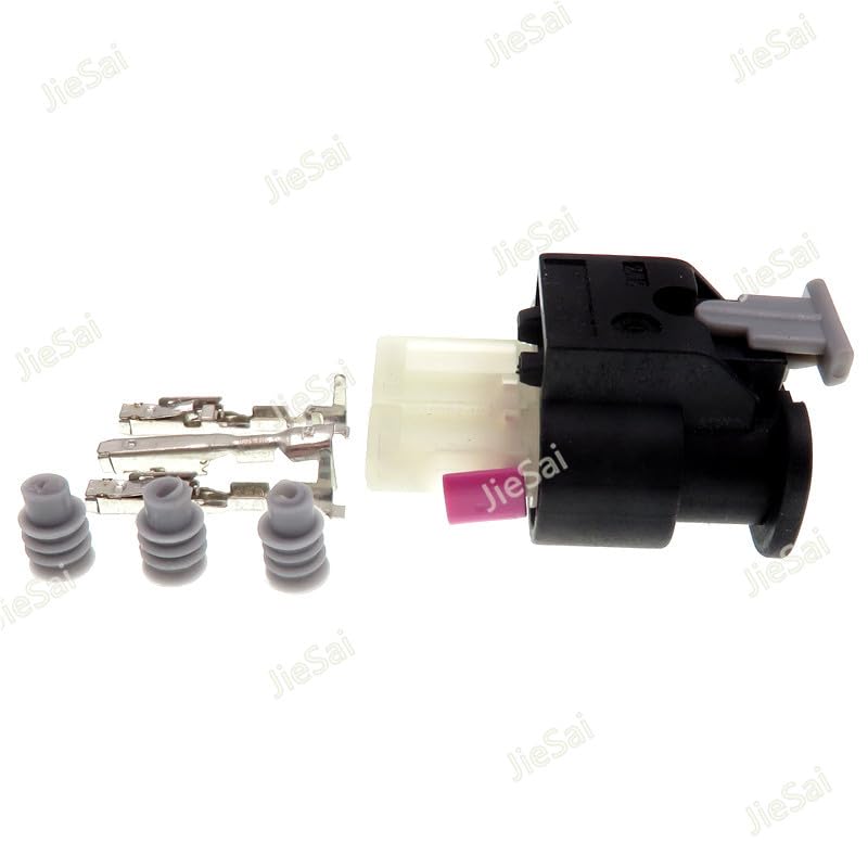 Wiring Connecting Terminals - 3 Pin 2-1718644-1 Car Waterproof Connector Electrical Plug for VW for Audi - (Package: 20 Pcs)