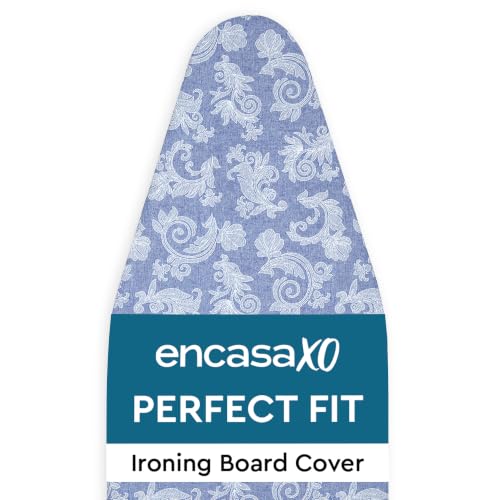 Encasa XO Ironing Board Cover and Pad, X-Large, 54"x18" - Blue