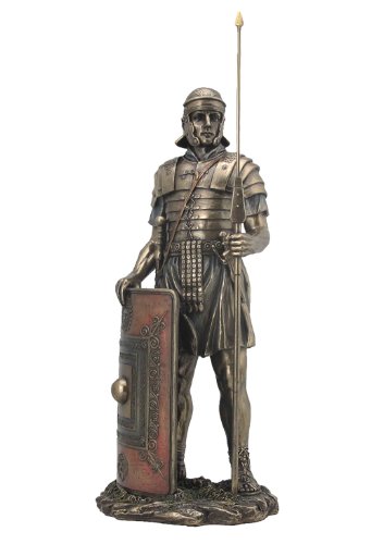 Sale - Roman Soldier with Javelin and Shield Sculpture