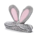 Rabbit Bunny Ear Makeup Stirnband Weiches Haarband Korallenvlies Elastische Haarschlaufe Damen Dusche Cosplay Weiche Katzenohren Flauschiges Gesichtswaschband Süße Turban-Haarbänder Kopfbedeckungen