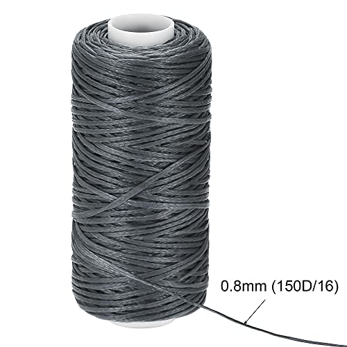 Hilo de cuero encerado 0.8mm 55 yardas uxcell miniatura 3