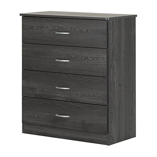 South Shore Libra 4-Drawer Chest Gray Oak, Contemporary