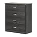 South Shore Libra 4-Drawer Chest, Gray Oak