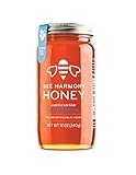 Bee Harmony American Raw Blueberry Blossom Honey, 12 Ounce