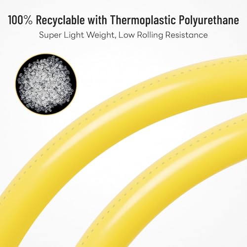 Image of YunSCM 700C TPU Bike Tubes 700x28 /35C 80mm Presta Valve Ultralight Tubes | Fit 700x28C 700x32C 700x35C Lightweight Bicycle Tubes with Repair Patches, Rim Strips, Set of 2