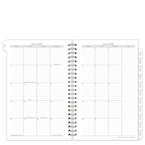 FranklinCovey - Compass Monthly Wire-Bound Planner (Classic, Jan 2025 - Dec 2025)