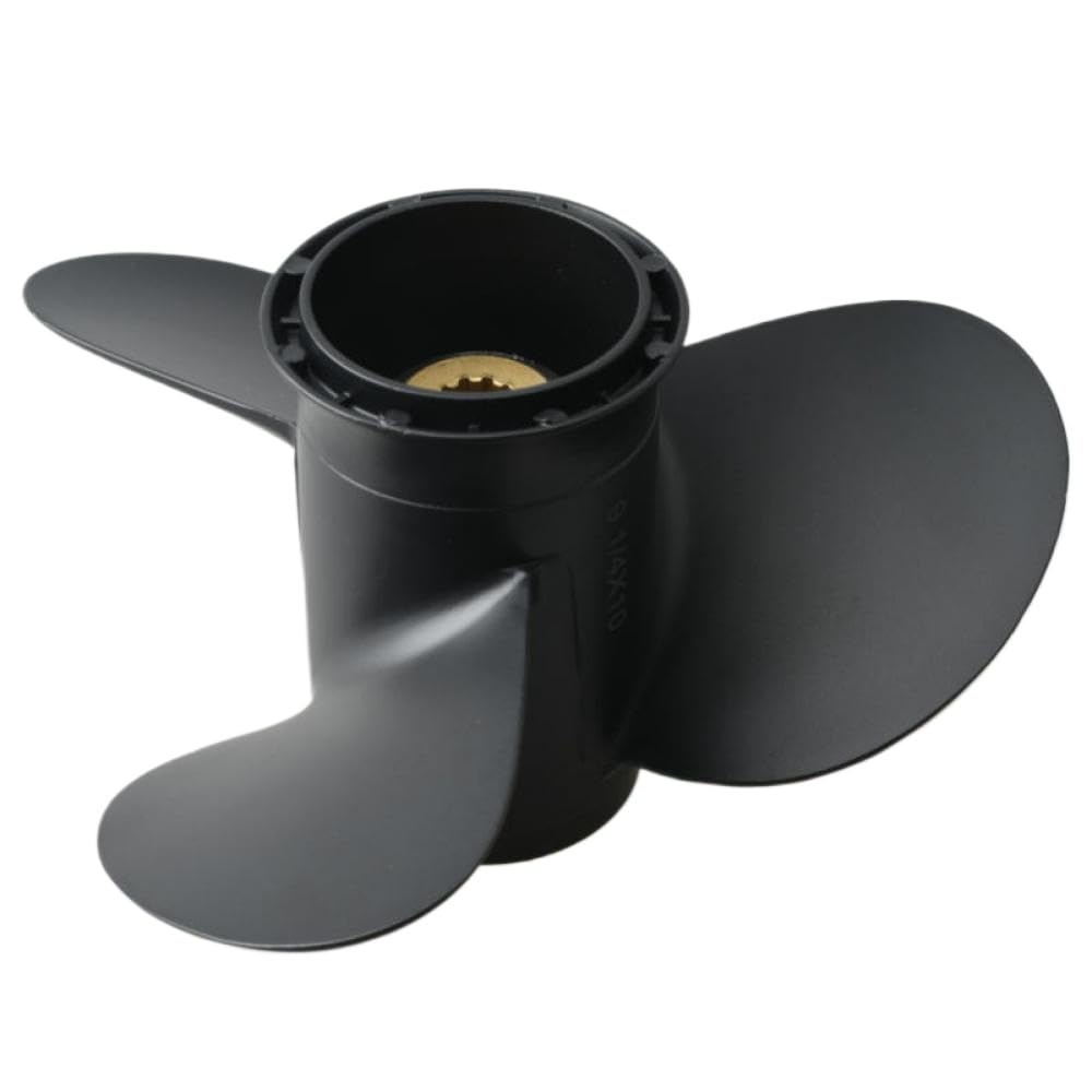 9 1/4x10 Elabora di Alluminio 3 per Motori fuoribordo da 8 a 20 CV compatibili con Motore a 10 Spline