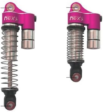 Nexx Racing Reservoir Shock (4 pcs) for RC Crawler TRX4M Scale 1/18 (HELIDIRECT) (Purple)