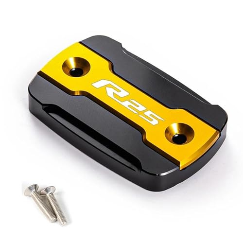 Tapas de líquido de frenos R25 gold que protegen el depósito de tu moto 2008-2023