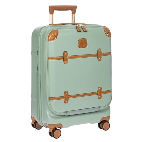 Bric's Business cabin trolley with device compartment and usb plug-in Bellagio - 21'' - Eucalyptus2