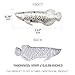 HannaFires 999 Pure Silver Tea Brewing Fish, Silver Fish for Tea Ceremony, Purifies Water & Enhances Water Quality, Feng Shui Decor Symbolizing Purity & Serenity