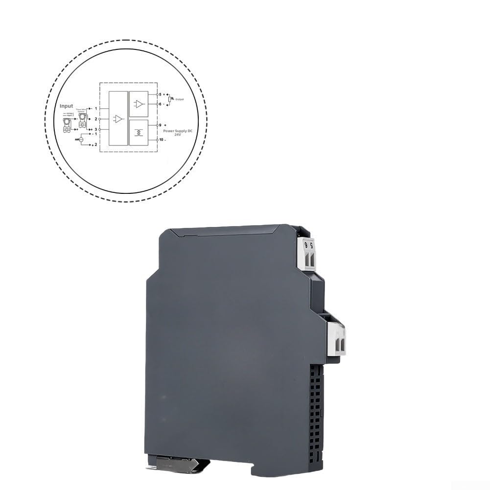 Conversor de señal 4-20 mA a 0-5 V para control PLC