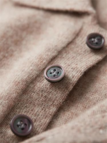 Men's Thick Polos Collar Basics Pullover Sweater Solid Merino Wool Knitwear Soft Casual Warm Tops 5