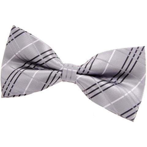 Retreez Grey Microfiber Bow Tie Cover
