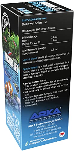 Image of MICROBE-LIFT Special Blend Aquarium Water Care Treatment,Cleaner&Clarifier for Fresh and Saltwater Fish Tanks,Reduces Maintenance&Helps with Aquarium Algae Control&Odor,(SBH16),16 Ounces (Pack of 12)