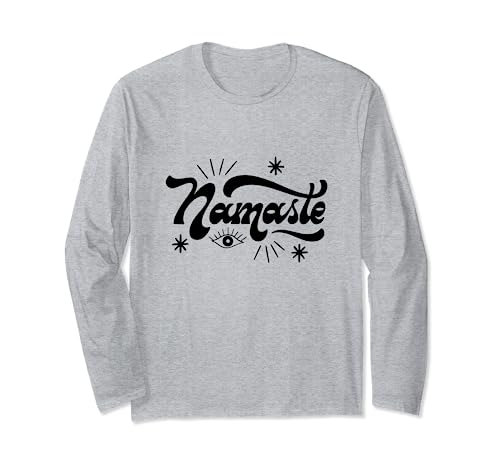 Namaste Yoga Meditación Manga Larga