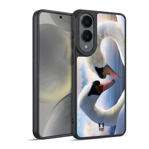 Coque antichoc Samsung Galaxy S25 Edge gel renforcé motif faune cygnes