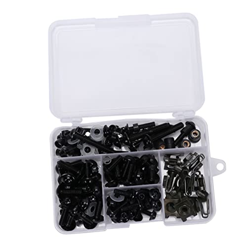 Kit boulons et écrous de carénage haute résistance pour une fixation stable du pare-brise moto