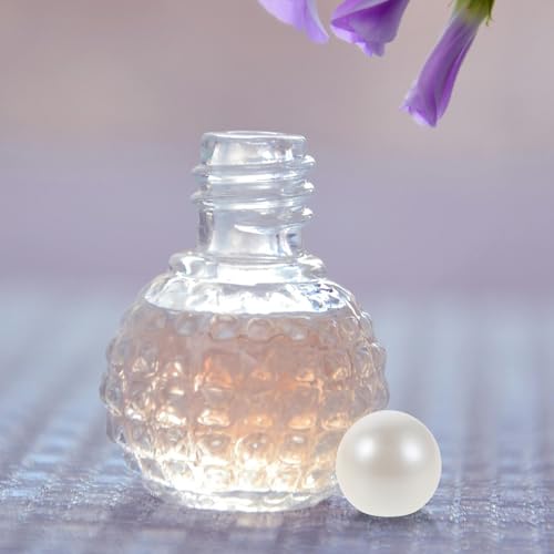 Botella de perfume con tapas de bola de repuesto herméticas OFFIGAM de 17,2 mm blanco perla 7