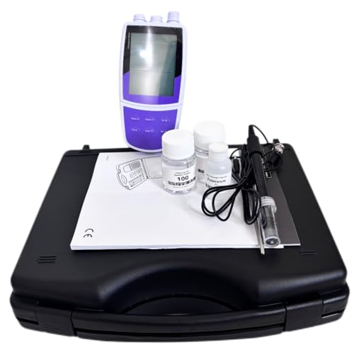 YFYIQI Digital Potassium Ion Meter Tester Analyzer with Standard Calibration Solutions Range 0.04-39000ppm -1999.9-1999.9mV 0-105°C/32-221°F Accuracy ±1% F.S. ±0.2 mV ±0.5°C/±0.9°F