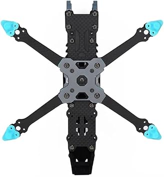 SPARKHOBBY Axisflying Manta 3.6inch Squashed-X Carbon Fiber Frame Kit Wheelbase 162mm Suitable for Gemfan-3630 Prop 3.6 Freestyle Drones 3.6 Manta KIT