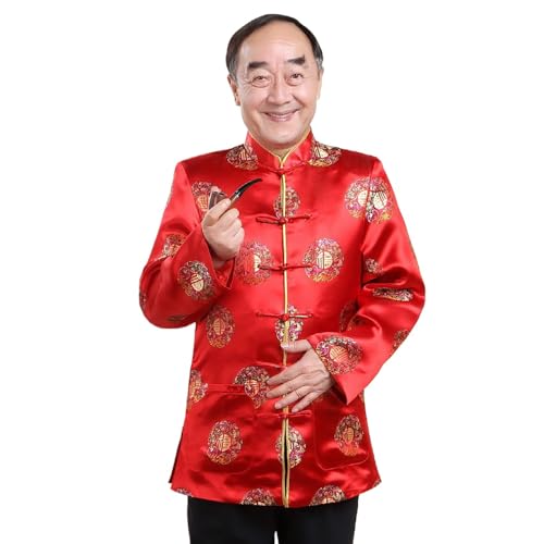 Chinese New Year Men's Traditional Tang suit Birthday Wedding Banquet