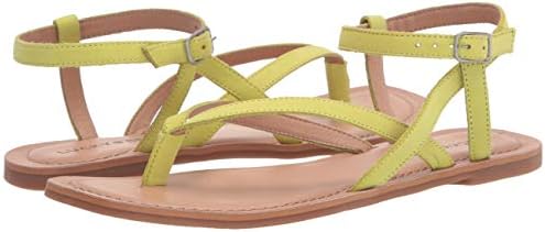 Lucky Brand Women's BYLEE Flat Sandal, Wild Lime, 5.5 | Image 6