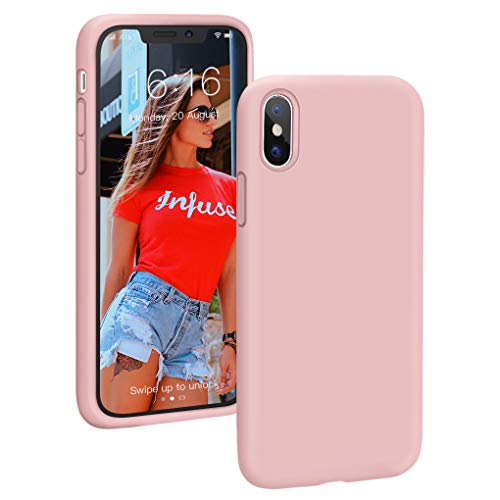 PROBIEN Case for iPhone X/iPhone Xs, Liquid Silicone Full Protective Cover Shockproof, Durable, Anti-Yellow, Anti-Scratch, Shell for iPhone X/iPhone Xs (5.8