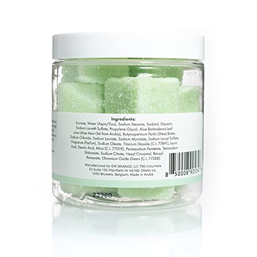 Harper + Ari Sugar Scrub Cubes (Juice Cleanse, 10 Cubes/5.3Oz), Exfoliating Body Scrub In Single Use Size, Soften And Smooth Skin With Shea Butter And Aloe Vera #TOP4