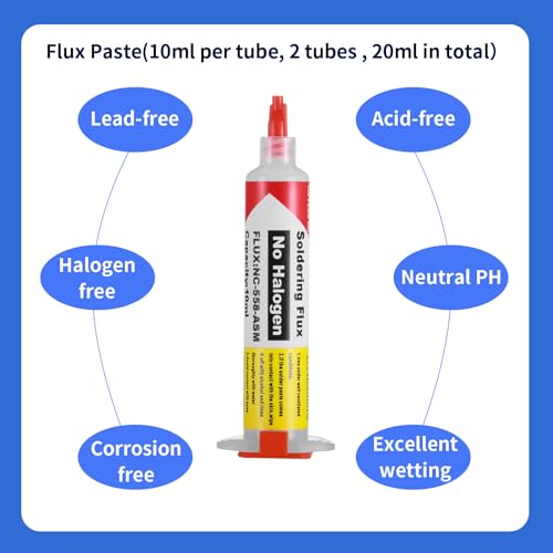 Hartlöstpaste Zocipro Lötpaste 20ml – 2 Stück Flussmittel für Löten