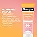 Neutrogena Invisible Daily Defense Fragrance-Free Sunscreen Lotion, Broad Spectrum SPF 60+, Oxybenzone-Free & Water-Resistant, Sun & Environmental Aggressor Protection, 3.0 fl. oz