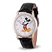 Disney Women's 'Mickey Mouse' Quartz Metal Watch, Color:Black (Model: W002755)