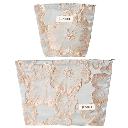 BOCGRPU Floral Embroidery Makeup Bag Set
