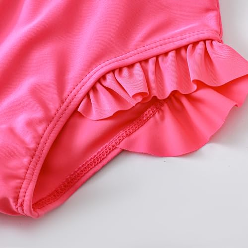 Image of Baby Swimsuit Girl Two Piece Bathing Suit Toddler Girls Summer Beach Ruffle Tankini Swimwear 1-7Y