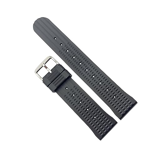 Bracelet silicone noir 62mm AmAr pour accompagner vos sessions de sport et vos sorties en mer