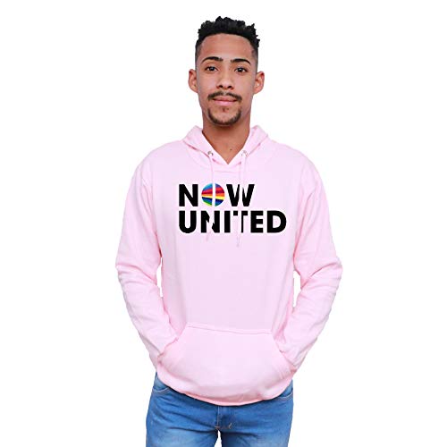 Moletom Feminino e masculino Blusão Canguru Now United Music Rosa COR:ROSA;TAMANHO:M