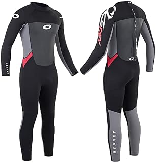 Osprey Men's Full Length 3 mm Summer Wetsuit, Adult Neoprene Surfing Diving Wetsuit, Origin, Red, XL