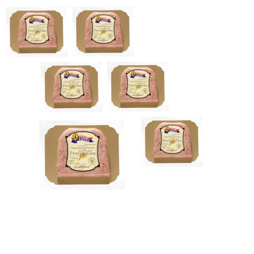 Tour Eiffel Pork Pate With Black Peppercorn Sliced. 5 oz, 6 Pack