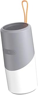 PAGJHRFJG Altavoz Bluetooth con Subwoofer para Exteriores, IPX5, Resistente Al Agua, para Acampar, Caja de Sonido de Escritorio con Luz Verde Colorida RGB