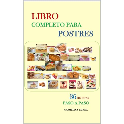 LIBRO COMPLETO PARA POSTRES Audiolibro Por CARMELINA TEJADA arte de portada