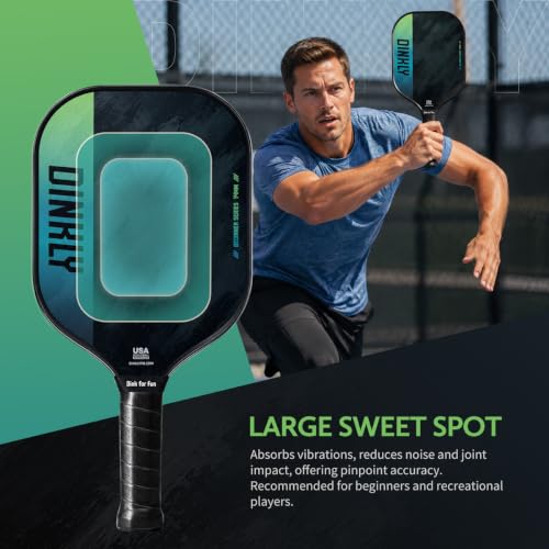Image of Pickleball Paddles Set of 2 /4- USAPA Approved Graphite /Fiberglass Pickleball Racket, 2 Pickleball Rackets, 4 Balls and 1 Portable Carry Bag, Aesthetic Pickle Ball Set for Men Women Beginners