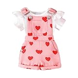 vetement femme automne hiver 2019 Contenu de l'emballage : 1* haut à manches courtes pour bébé fille + 1* salopette-pantalon pour bébé fille. Lavage à la main recommandé pour le premier lavage. Cet ensemble short à bretelles fleuri pour petites filles est un cadeau idéal pour votre fille, nièce, petite-fille ou le bébé d'une amie