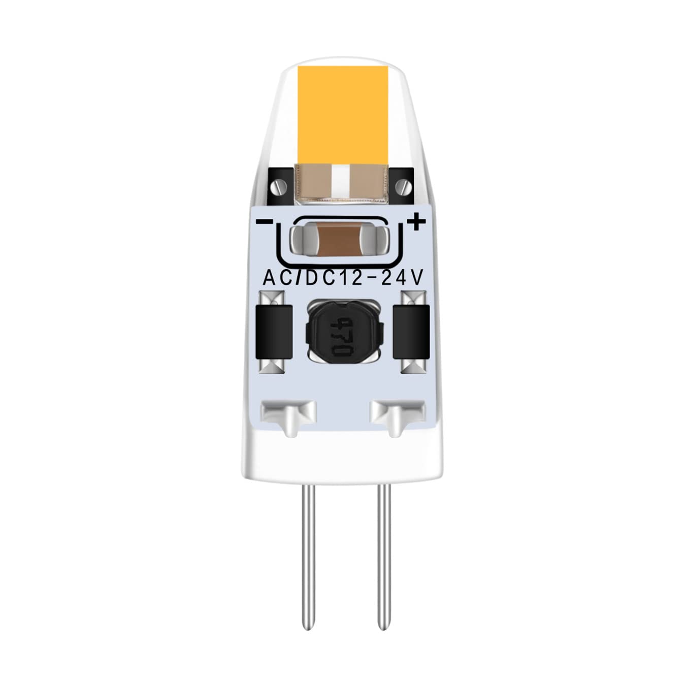 Dimmbar 12V G4 LED Lampe warmweiss 3000K,G4 Led Leuchtmittel 2W,10er-Pack – Ansicht 2