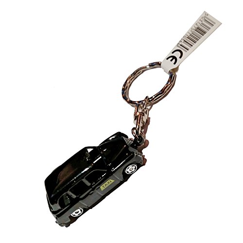 Portachiavi in metallo a forma di taxi nero