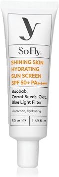 بشرة مشرقة ترطيب شاشة الشمس Spf50 Pa 50ml