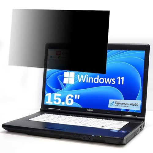 FMV A552 15.6�C���` 16:9 �Ή� �`�����h�~�t�B���� �v���C�o�V�[�t�B���^�[ �u���[���C�g�J�b�g ���˖h�~ PC �p�\�R�� ���j�^�[ �̂������h�~ ��ʕی� �ی�V�[�g ���E�ȒP ���ʎg�p