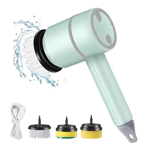 �d���X�s���X�N���o�[�N���[�j���O�u���V:�[�d���X�N���o�[�u���V�A�����\�ȃu���V�w�b�h3�t���A�n���h�w���h�R�[�h���X�p���[�X�N���o�[�A�o�X�^�u�A���A�ǁA�^�C���A�V���N�p�N���[�j���O�c�[��(��)�B (�O���[��) [���s�A���i]